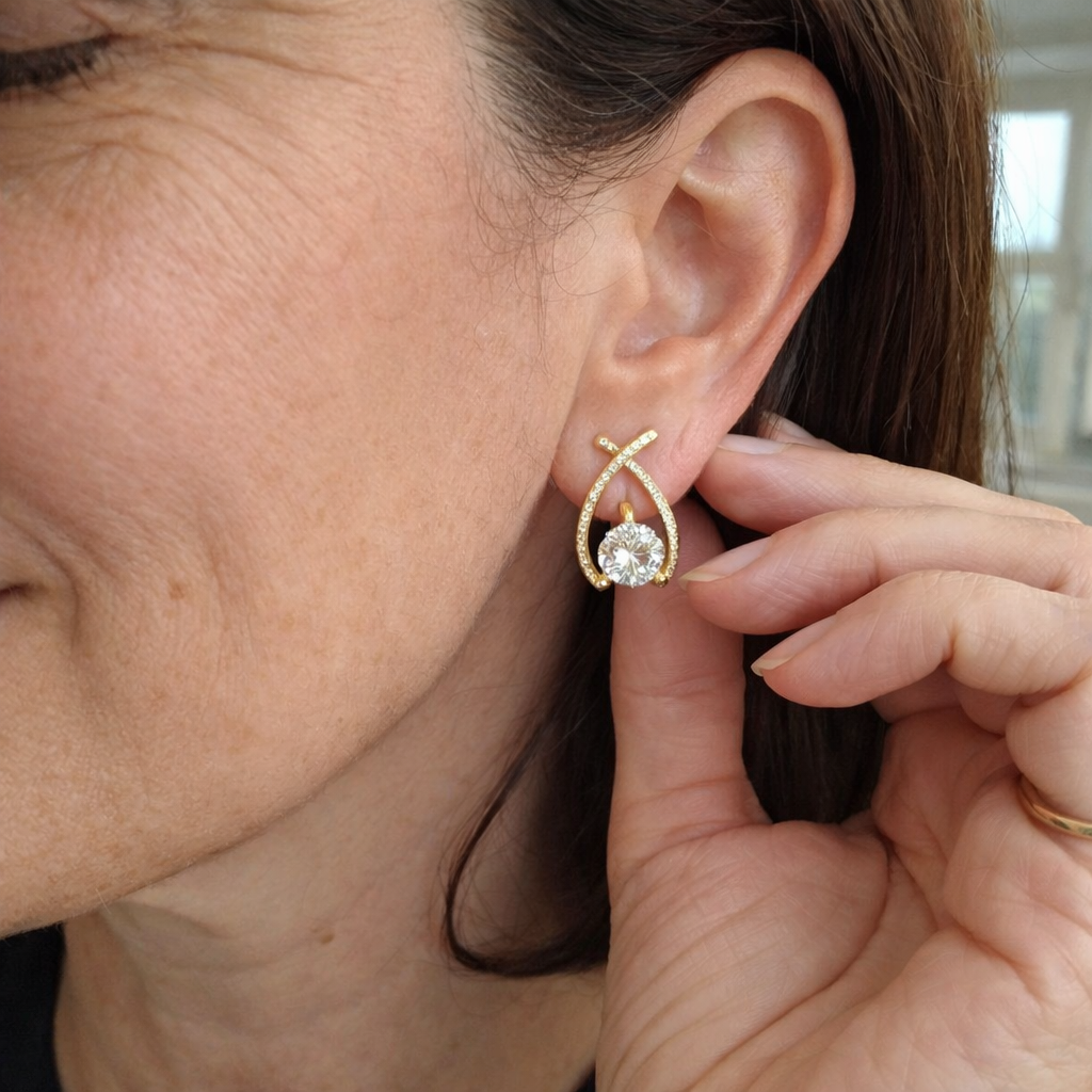 Arielle Yellow Gold Earrings