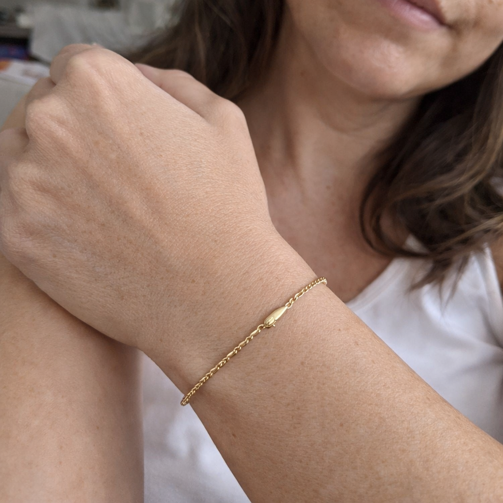 Neris Alaine Yellow Gold Bracelet