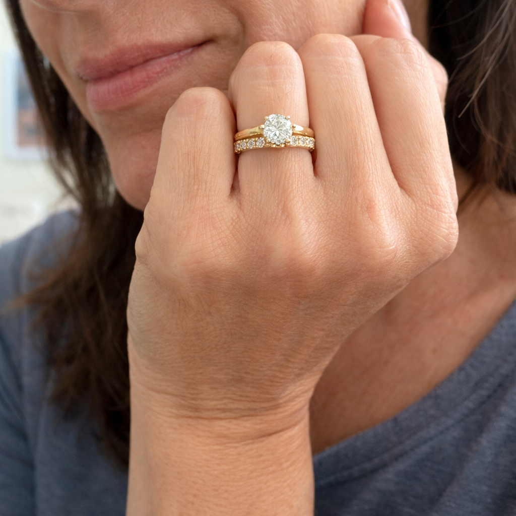 Savaya Yellow Gold Ring Set