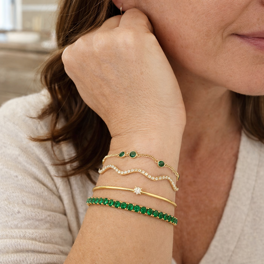 Sorina Feldwyn Yellow Gold Bracelet Set