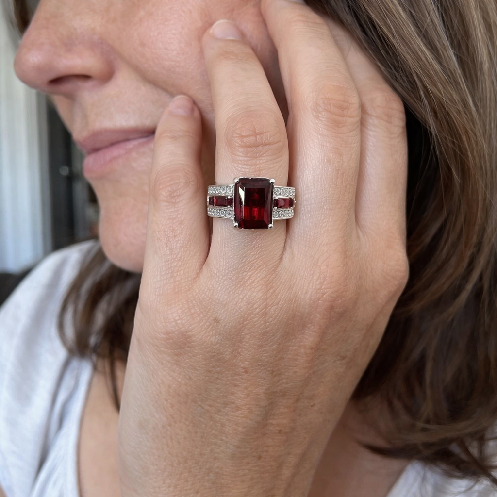 Kassira Redmont Ruby Ring