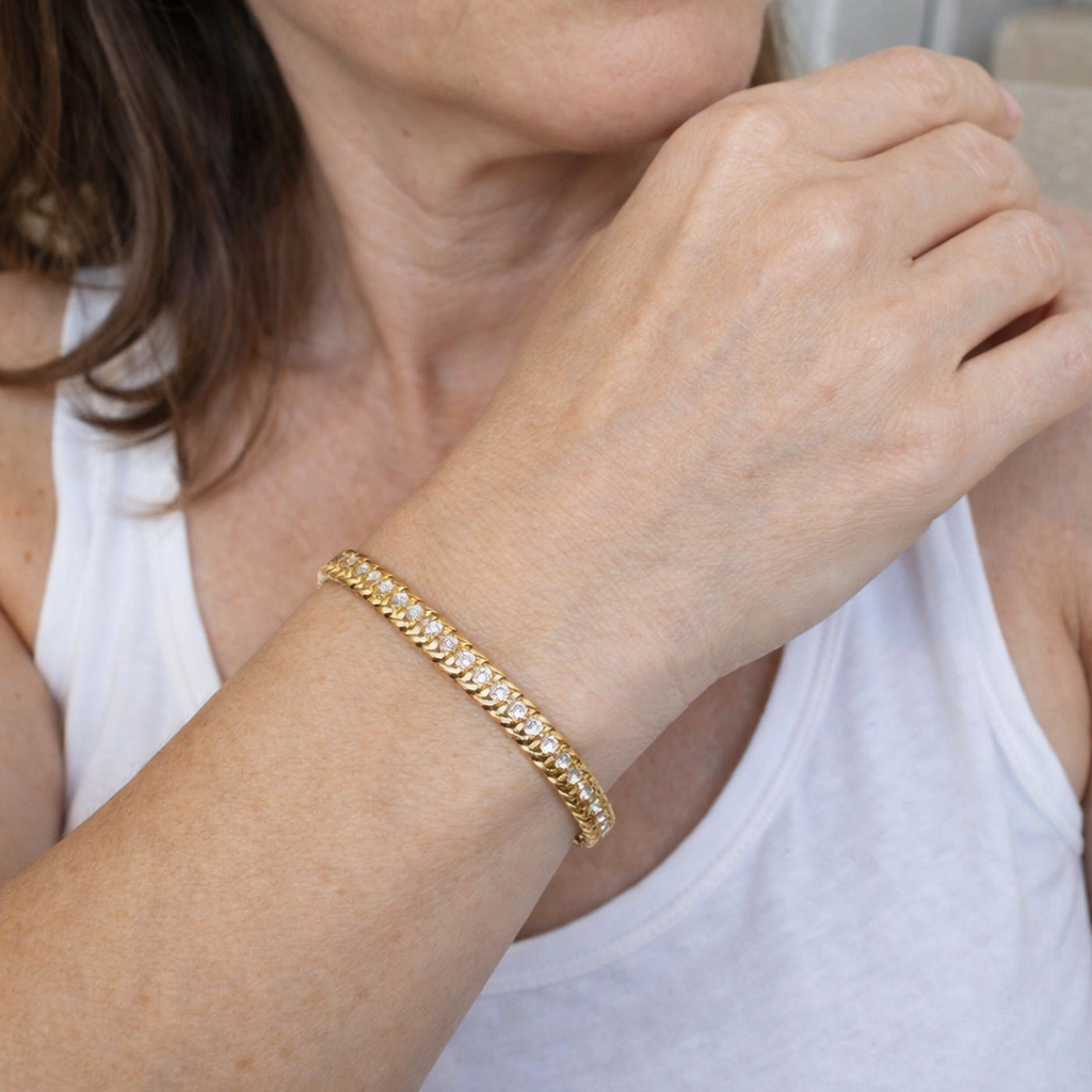 Vela Yellow Gold Bracelet