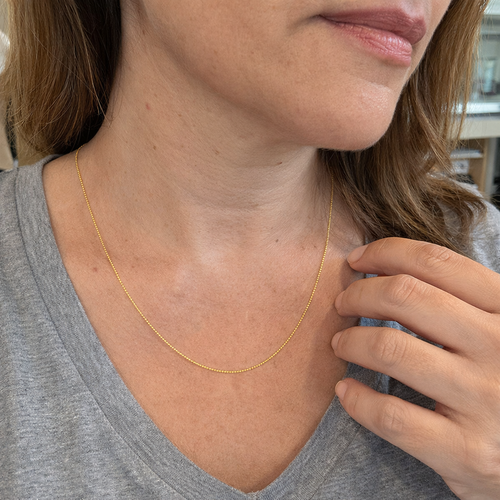Bodega Box Chain Yellow Gold Necklace