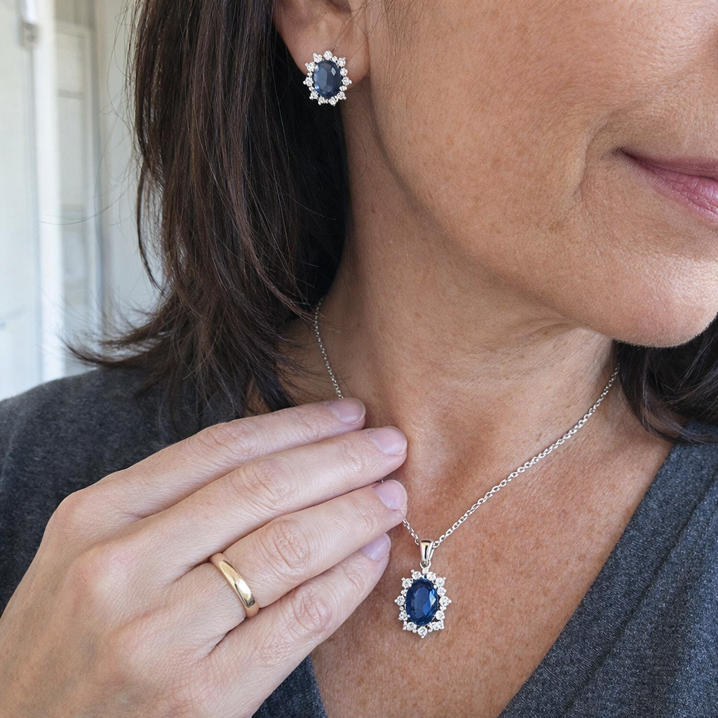 Katya Azuryn Sapphire Set