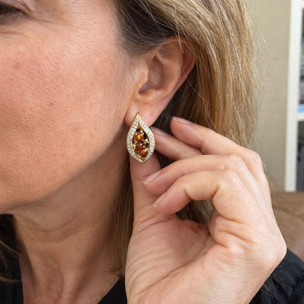 Isola Rosavere Ruby Earrings