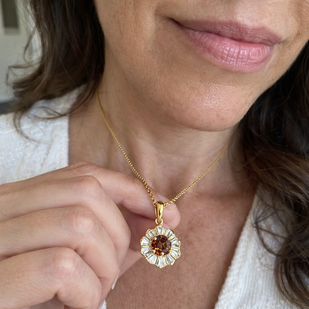 Kavella Solcrimson Ruby Necklace