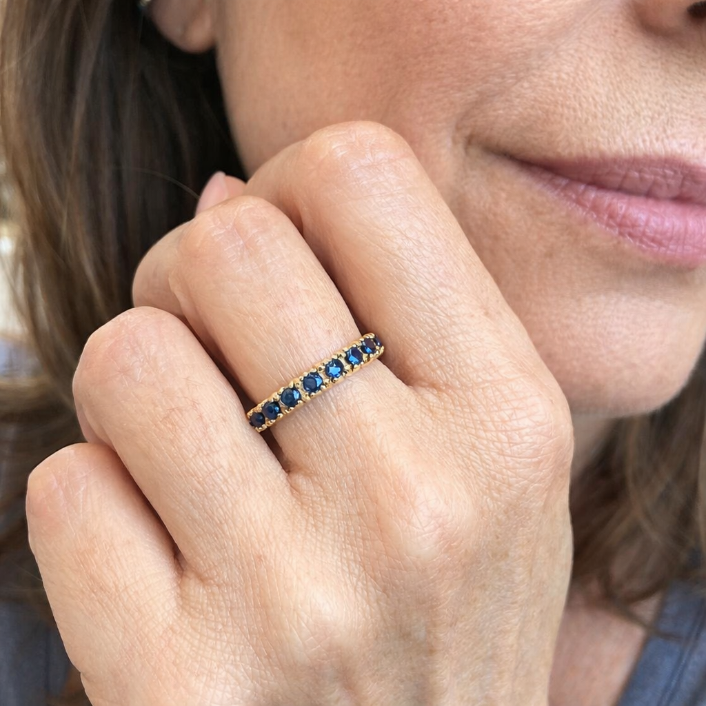 Solid Rock Yellow Gold Ring