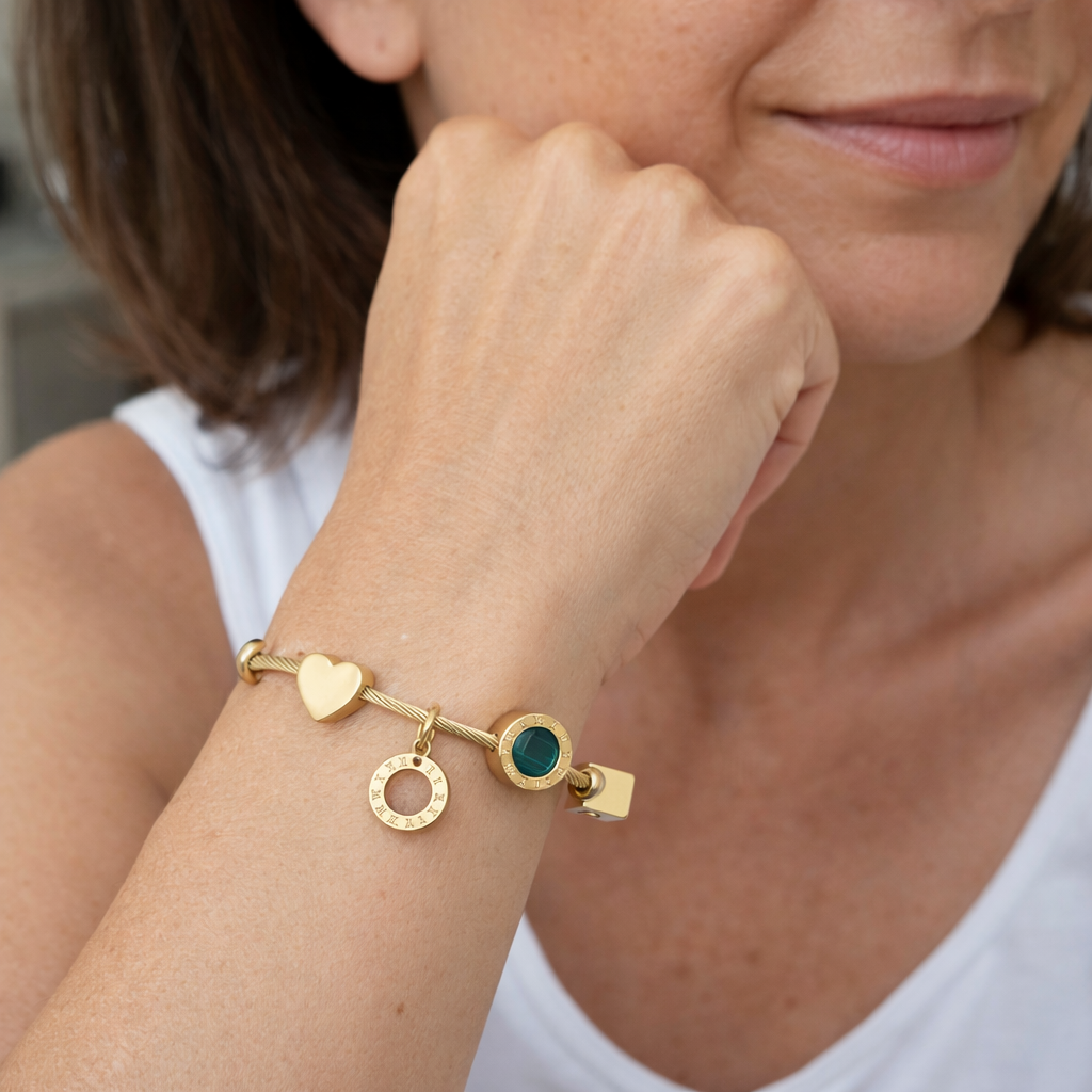 Emerence Rousseau Emerald Bracelet