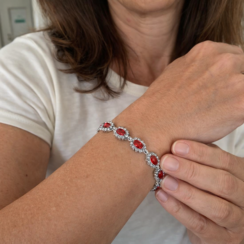 Iridessa Raventhorn Ruby Bracelet