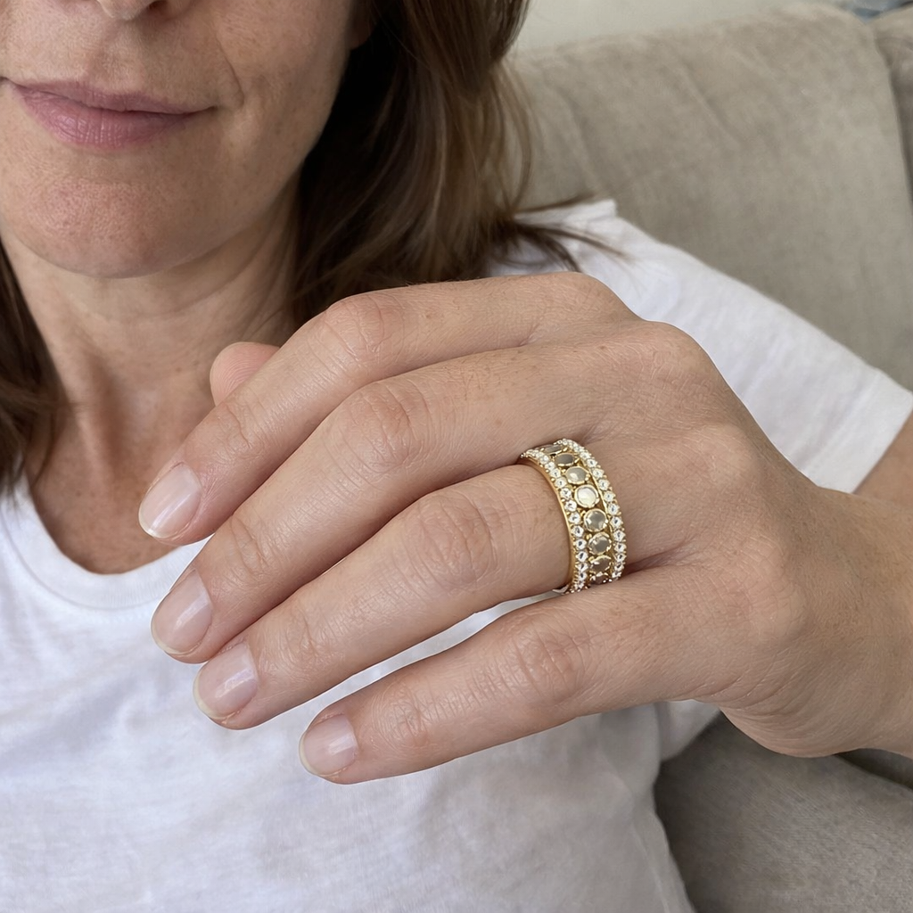 Elodie Vance Yellow Gold Ring Set
