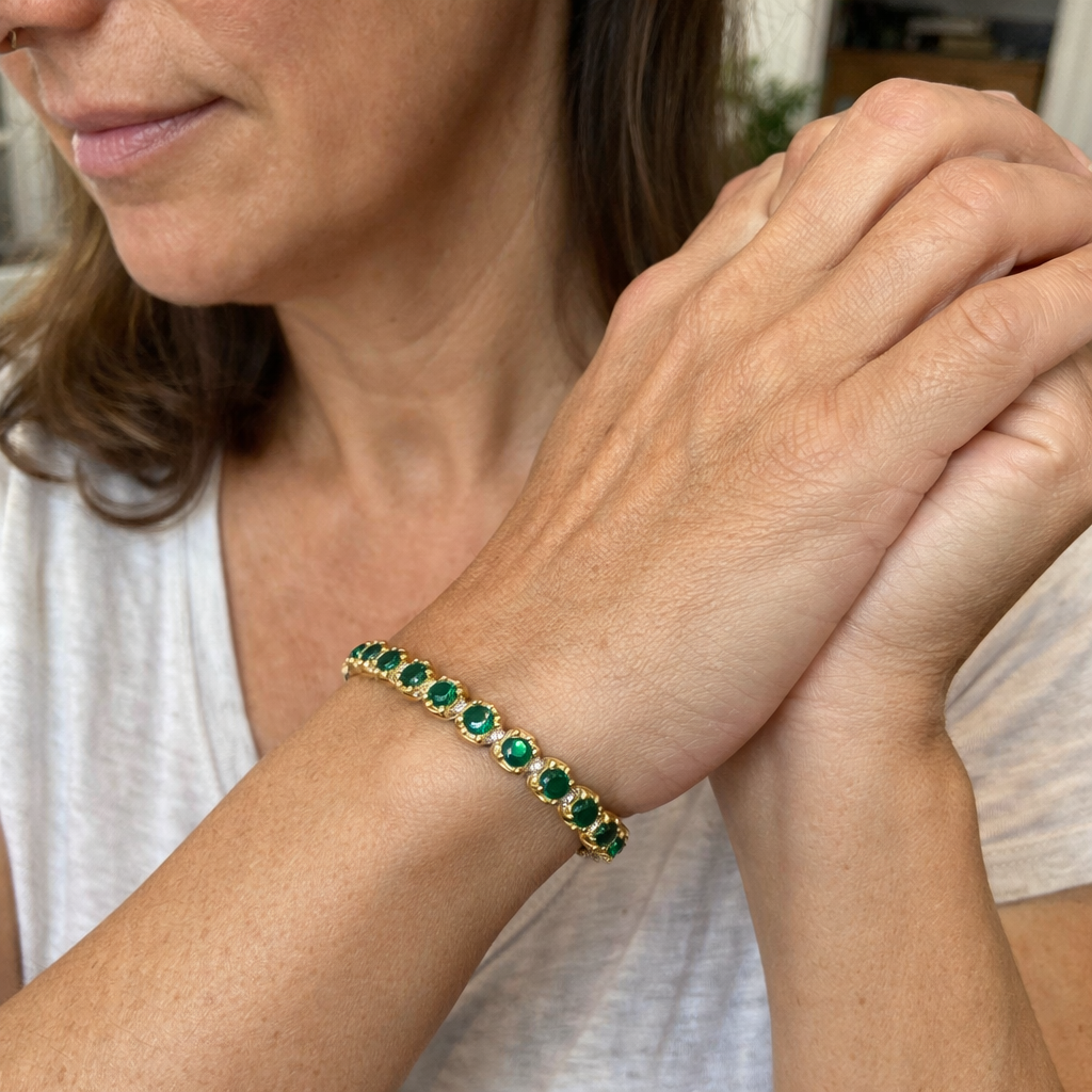 Fiora Emmeranthe Emerald Bracelet