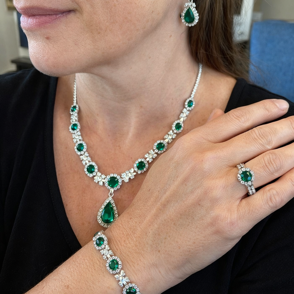 Adriana Lysandre Emerald Set