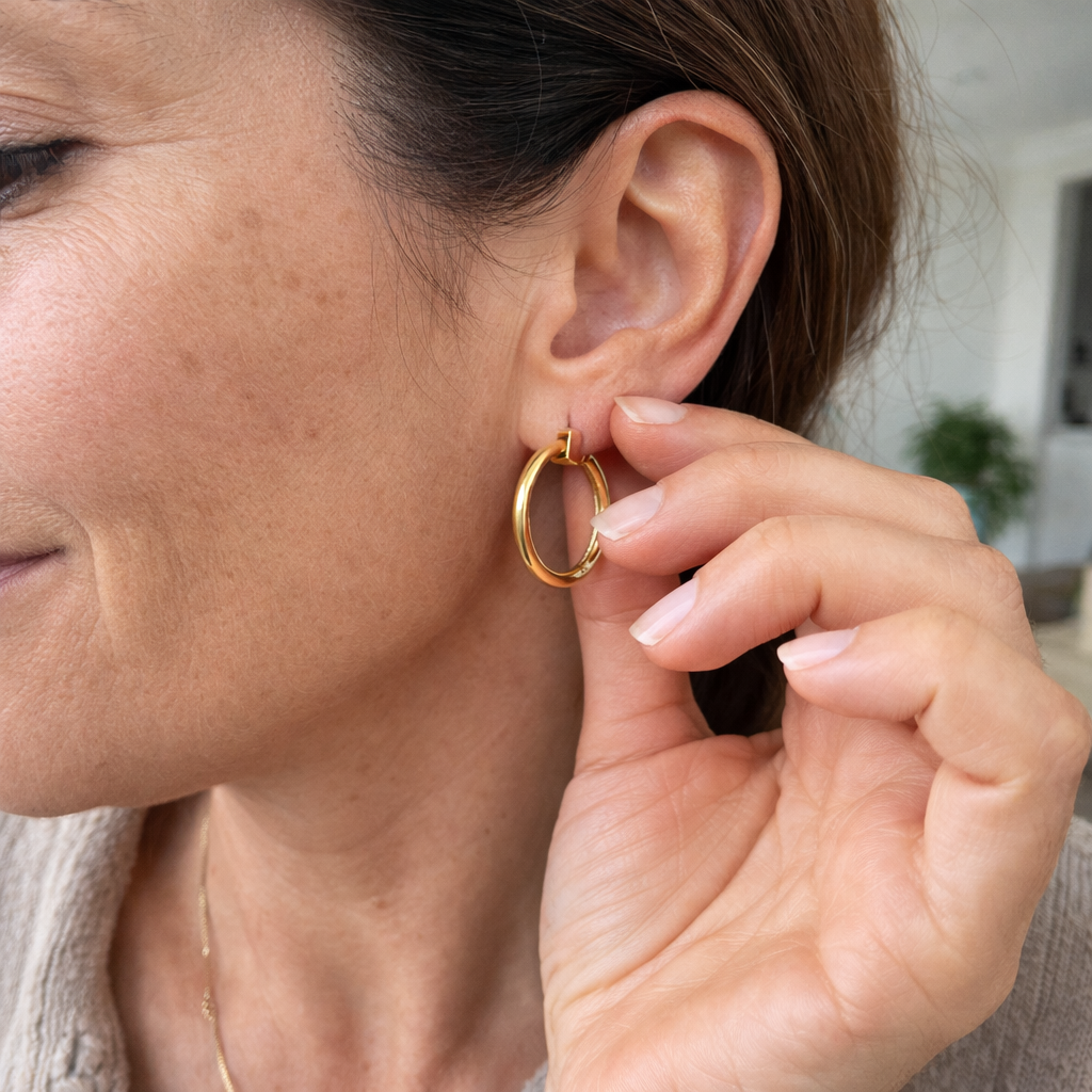 Celestial Yellow Gold Earrings