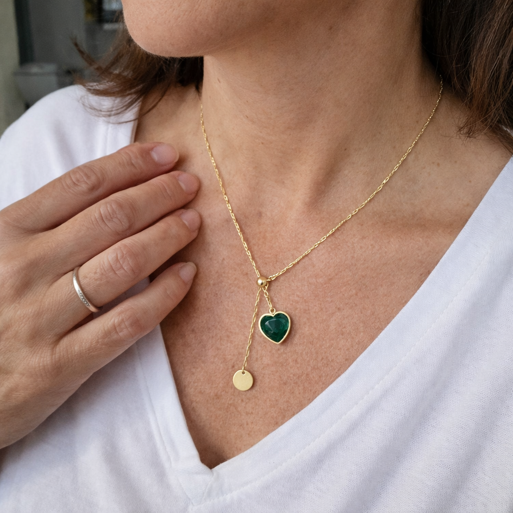 Juliette Veyron Emerald Necklace