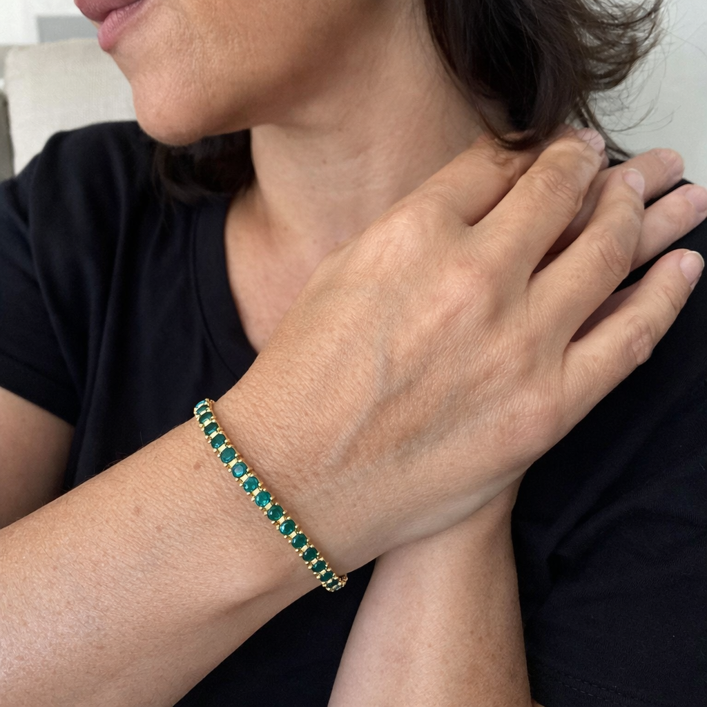 Aliona Virelli Emerald Bracelet