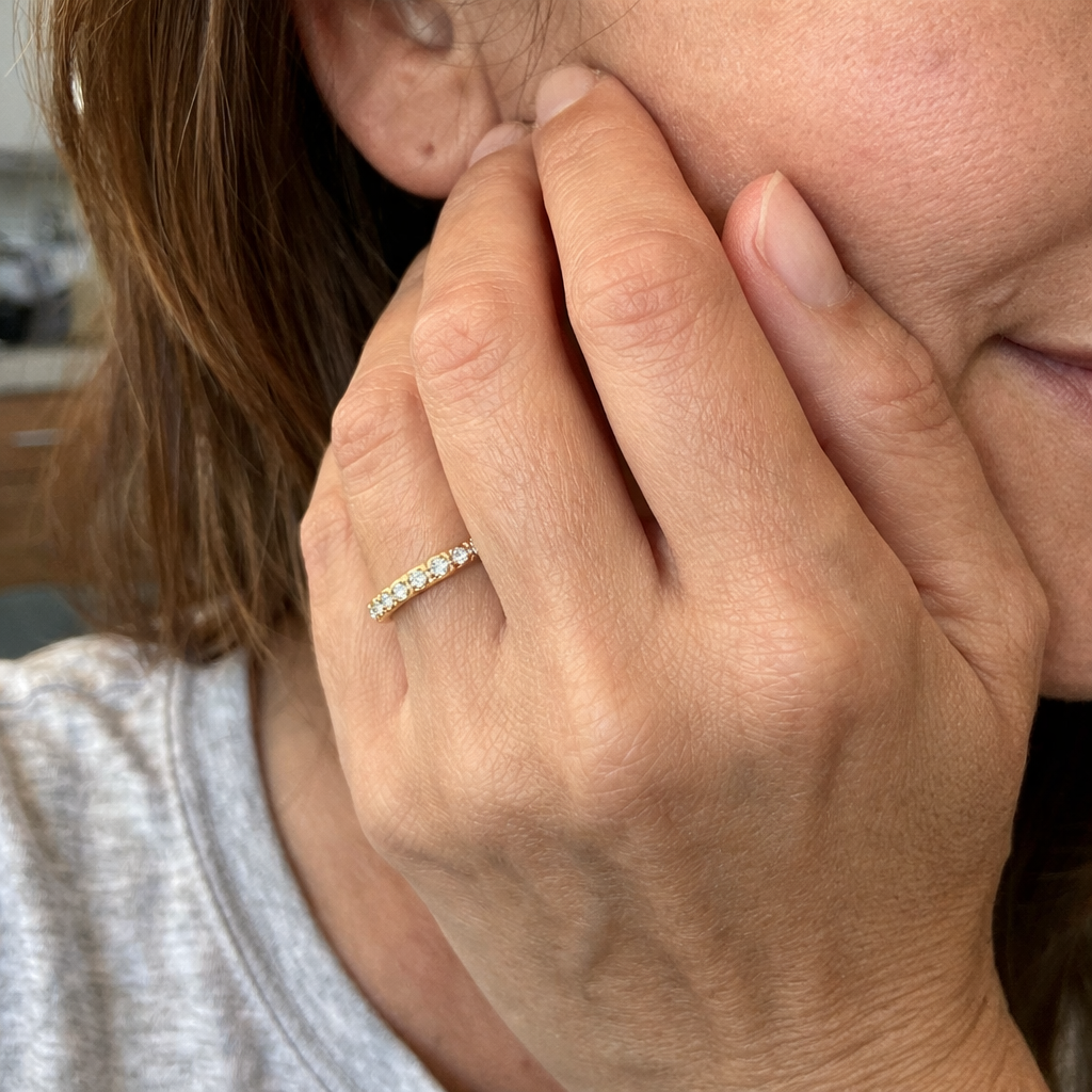 Bubble Yellow Gold Ring