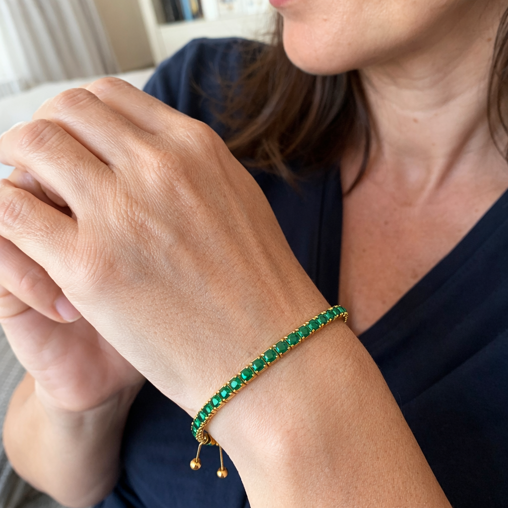 Alessia Moreau Emerald Bracelet