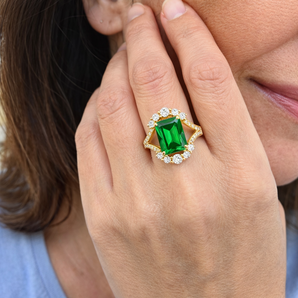Elisova Grenthal Emerald Ring