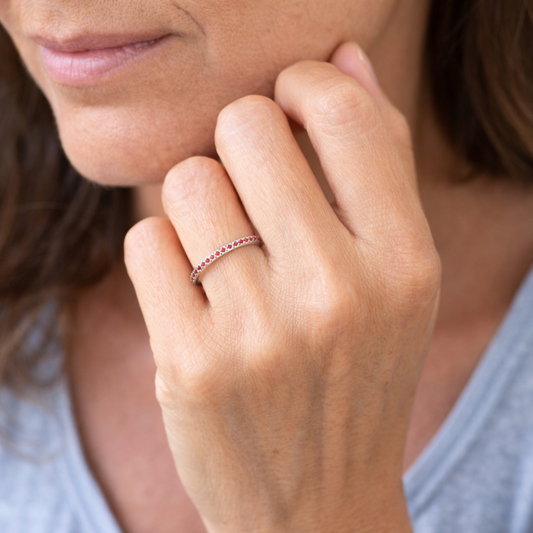 Soraya Rubelis Anello Oro Bianco