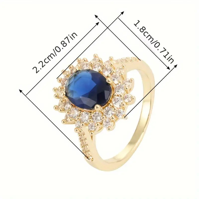 Vionne Saphirae Anello Oro Bianco