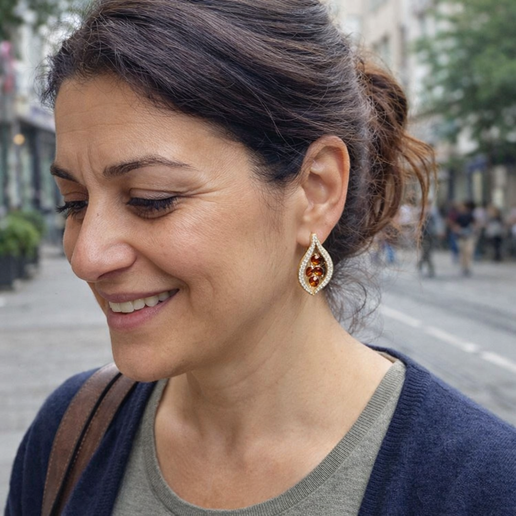Isola Rosavere Ruby Earrings