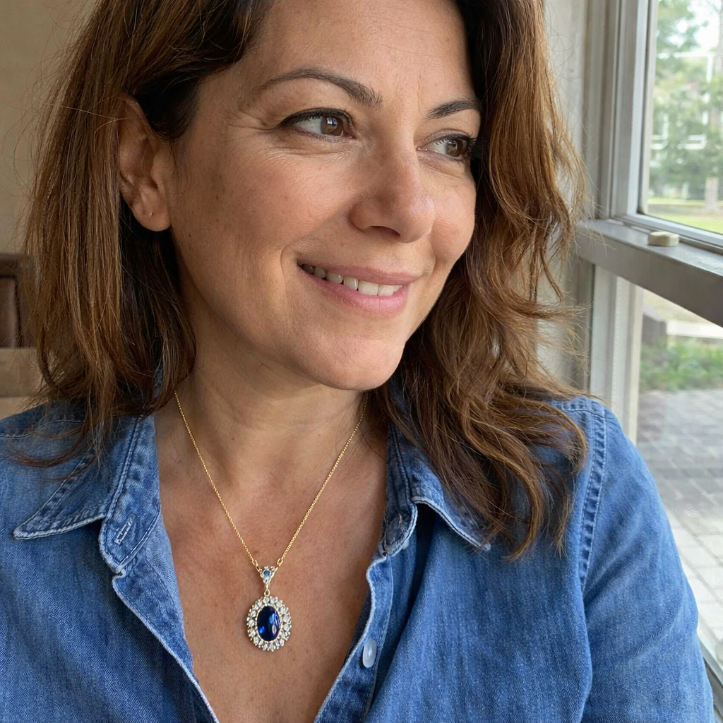Jesmira Duskraine Sapphire Necklace