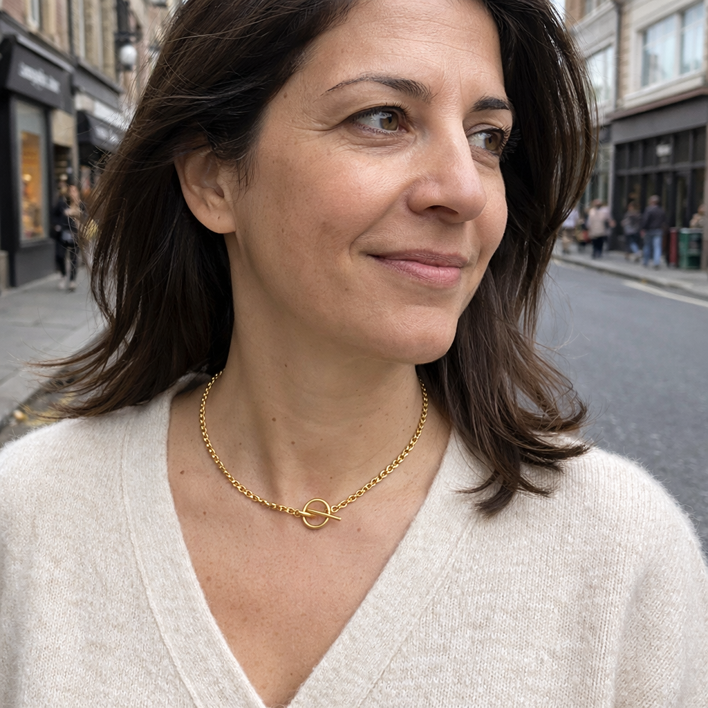 Unity Chain Yellow Gold Necklace