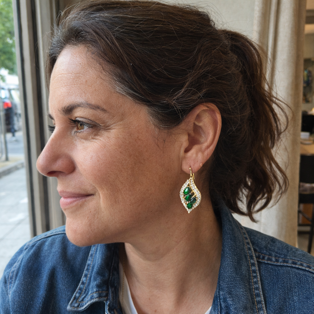 Isola Verdancia Emerald Earrings
