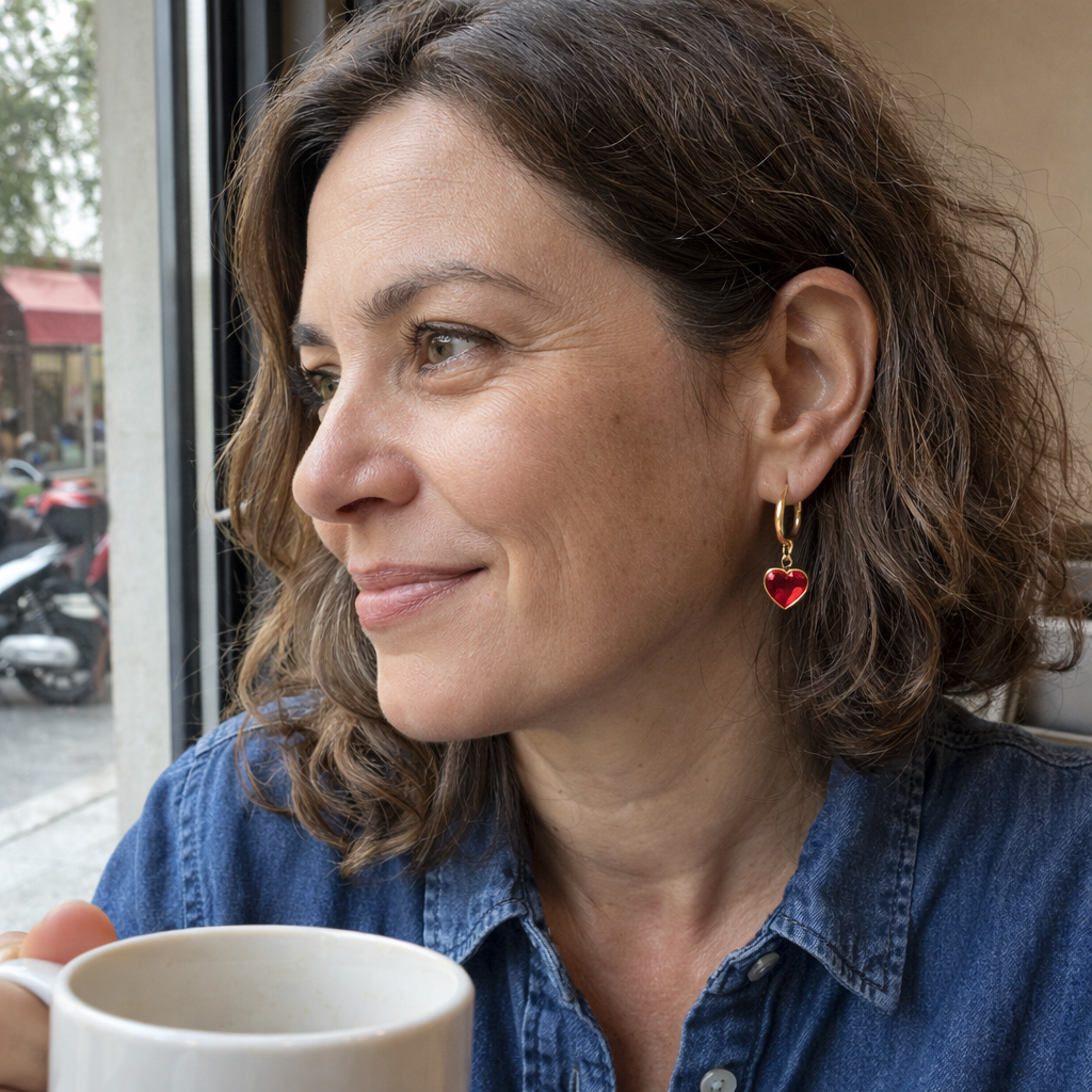 Maelis Ardora Ruby Earrings