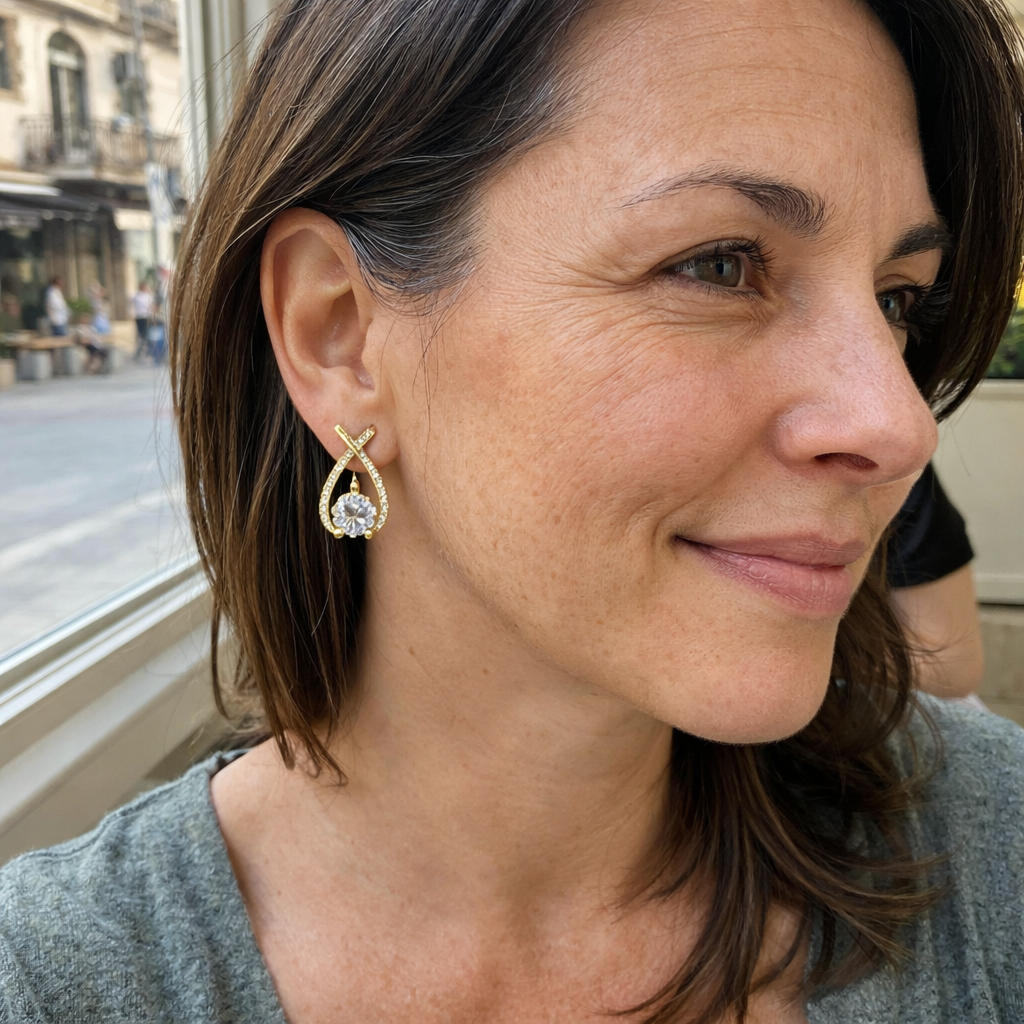 Arielle Yellow Gold Earrings