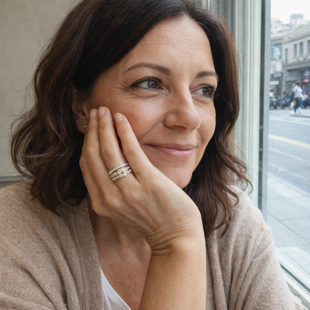 Elodie Vance Yellow Gold Ring Set