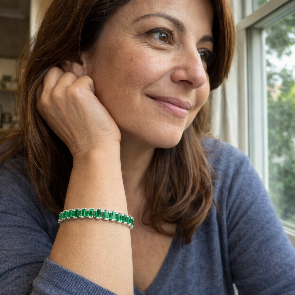 Milena Thalys Emerald Bracelet