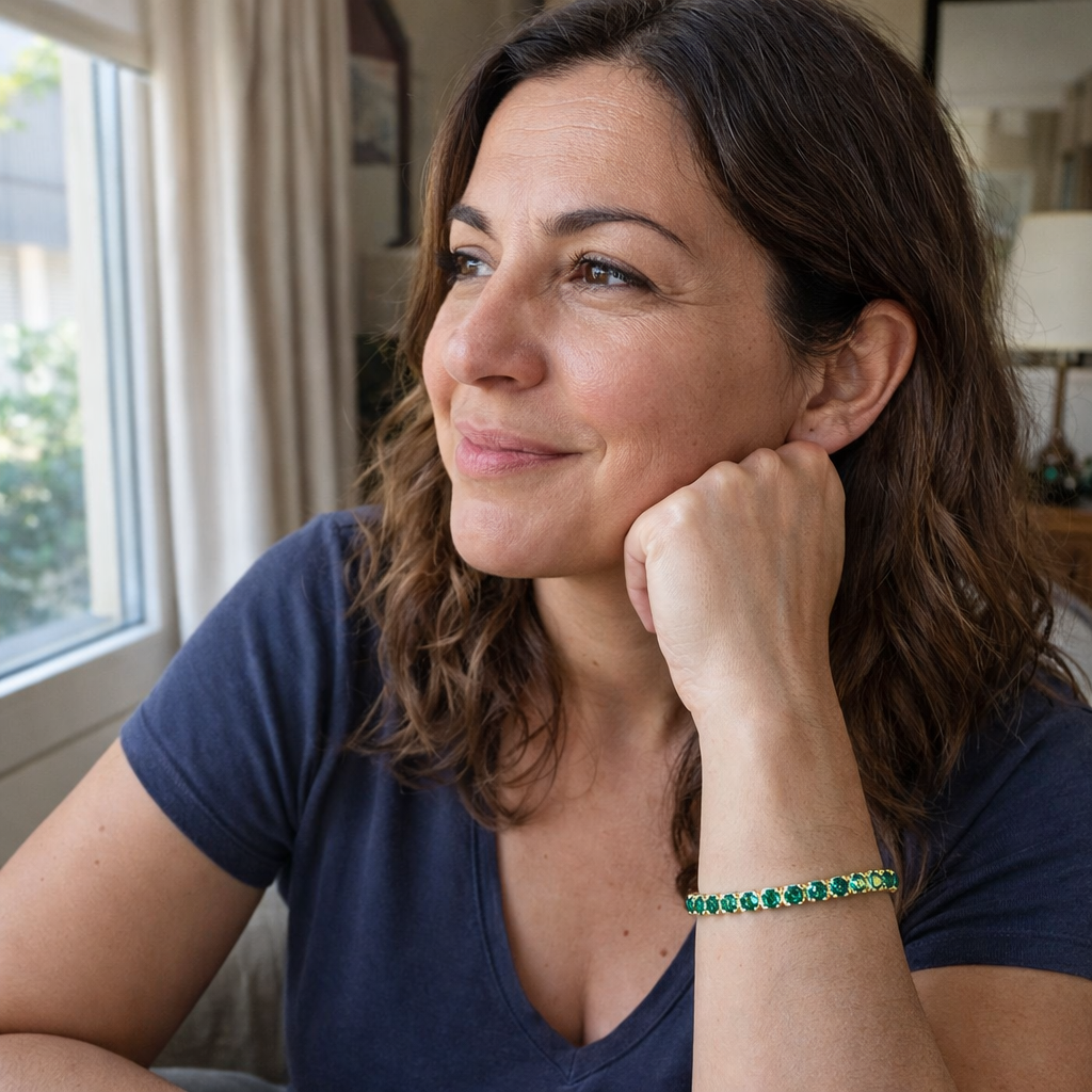 Aliona Virelli Emerald Bracelet