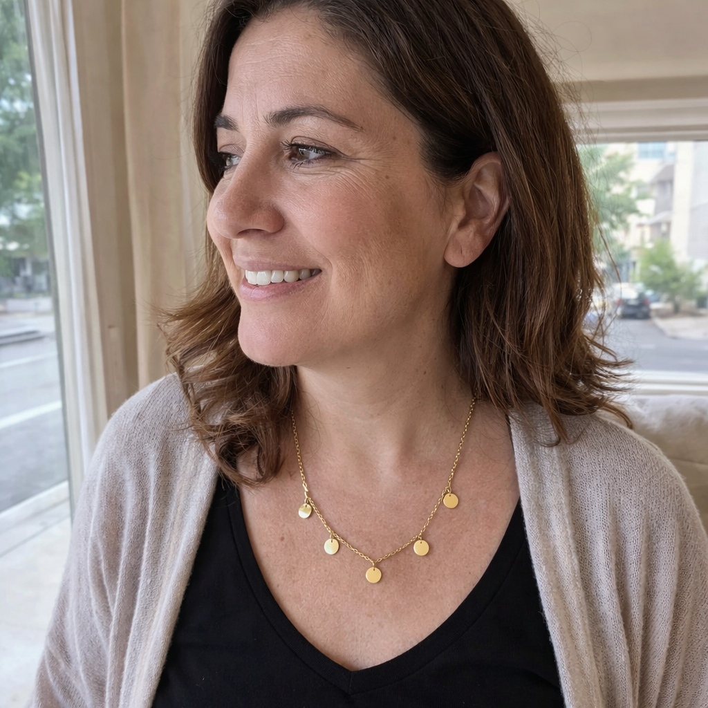 Funky Buddha Yellow Gold Necklace