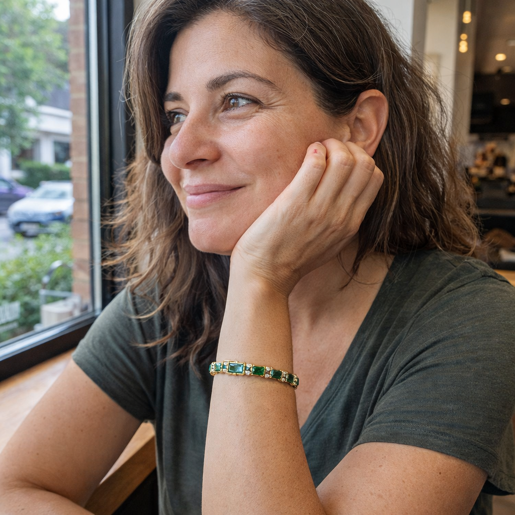 Miralyn Sevrine Emerald Bracelet