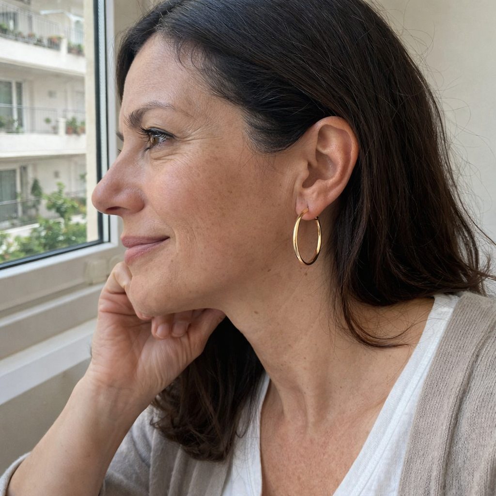 Noa Serane Yellow Gold Earrings