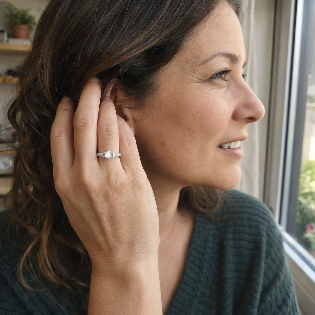 Jane White Gold Ring