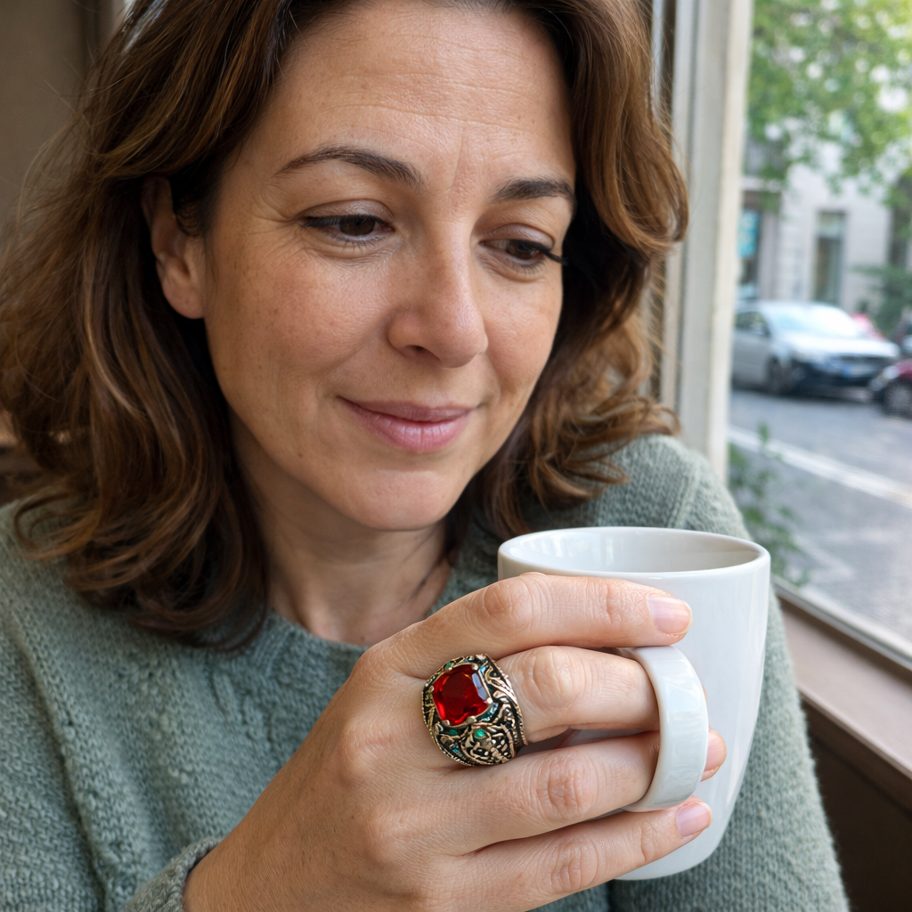 Klara Ruvienne Ruby Ring
