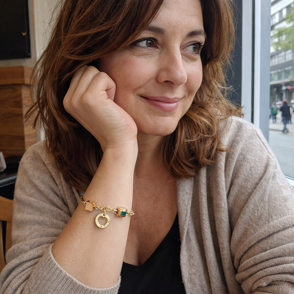 Emerence Rousseau Emerald Bracelet