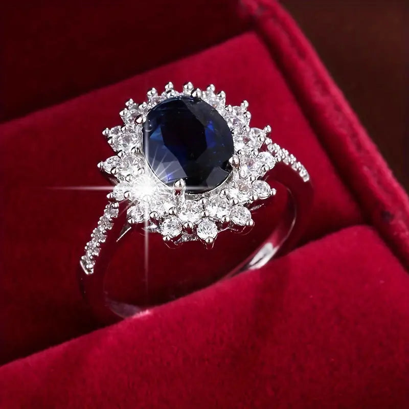 Vionne Saphirae Anello Oro Bianco