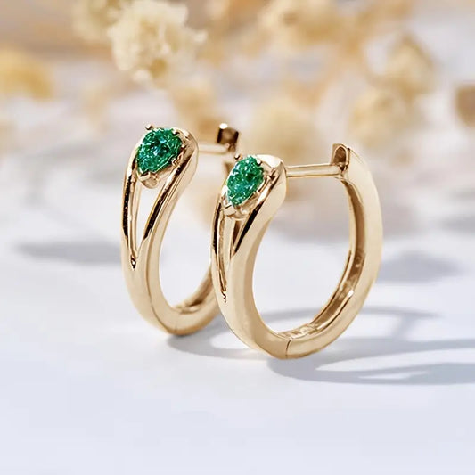 Pendientes Amara Lavigne con Piedras Preciosas | Oro