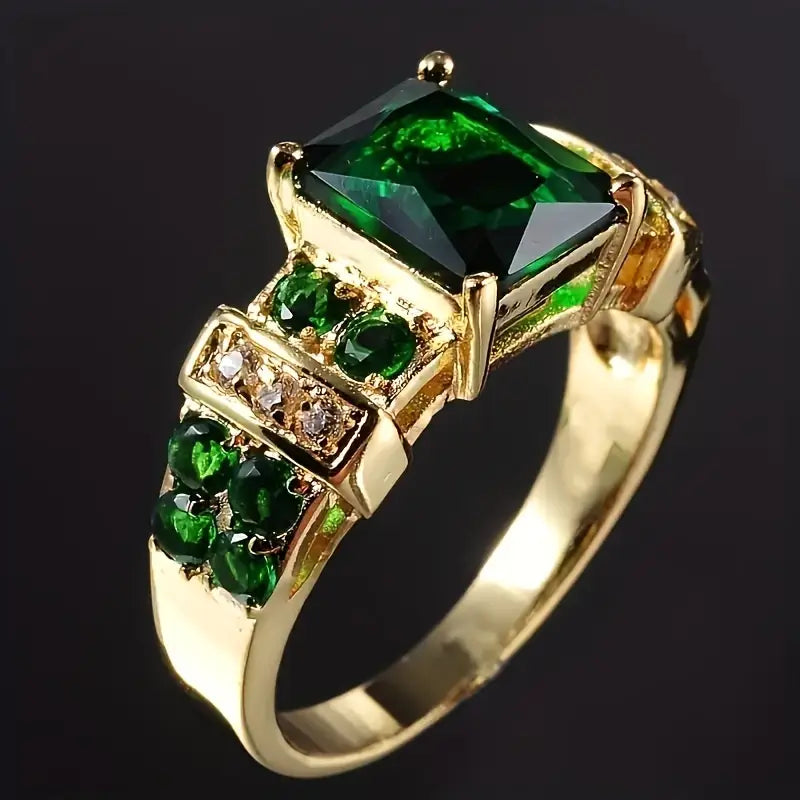 Averine Virdara Gemstone Yellow Gold Ring