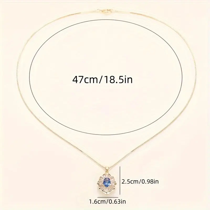 Kavella Noctazure Gemstone Necklace