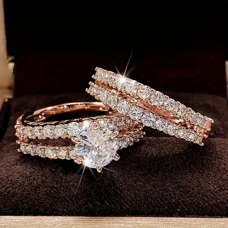 Eternal Radiance Parure Anelli