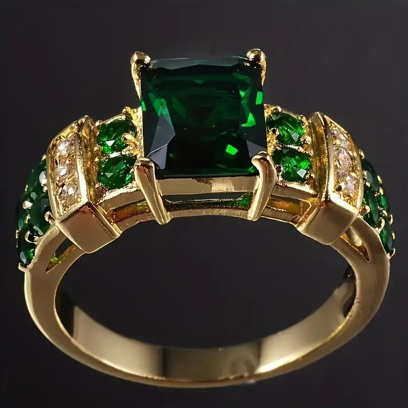 Averine Virdara Gemstone Yellow Gold Ring