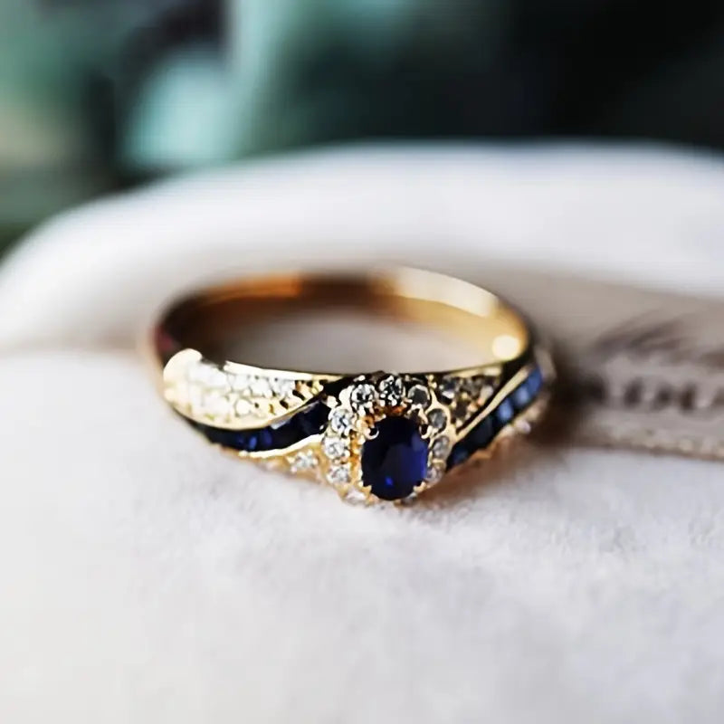 Avelisse Moraziel Gemstone Yellow Gold Ring