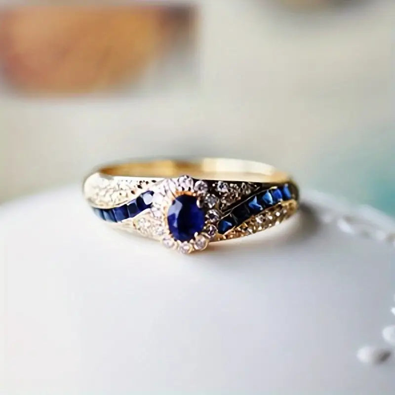 Avelisse Moraziel Gemstone Yellow Gold Ring