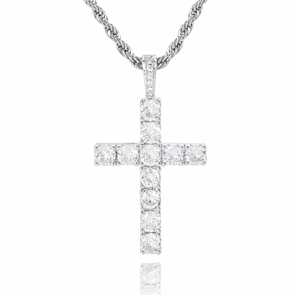Yellow Gold Cross Necklace