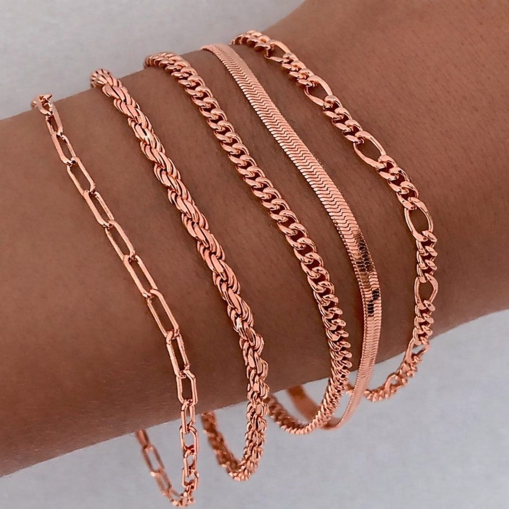Ellis Renner Yellow Gold Bracelet Set