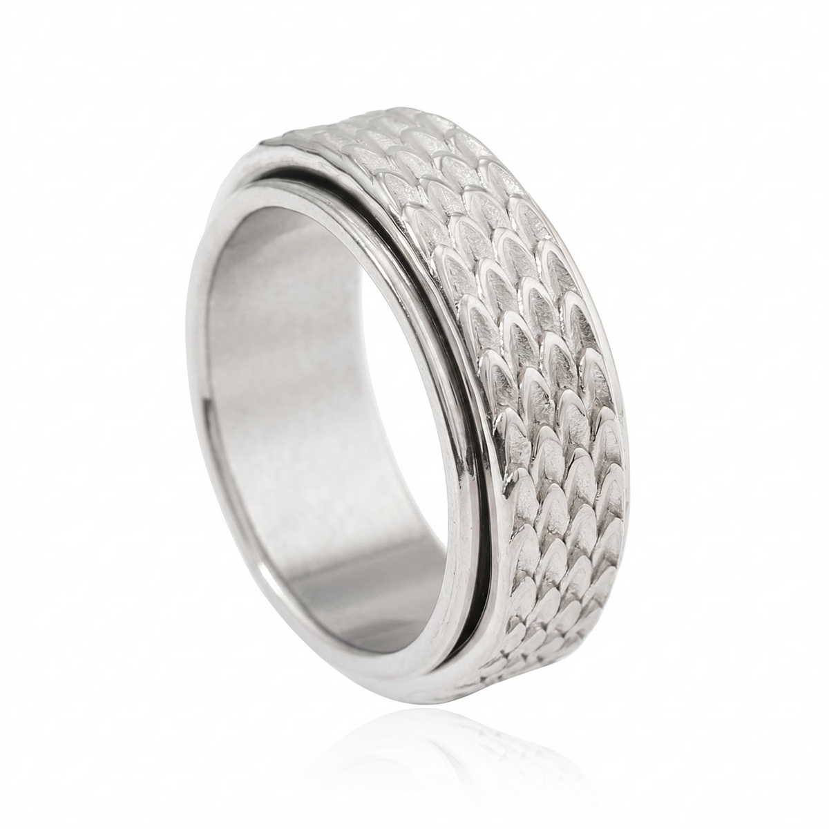 Toren Anello Girevole Oro bianco